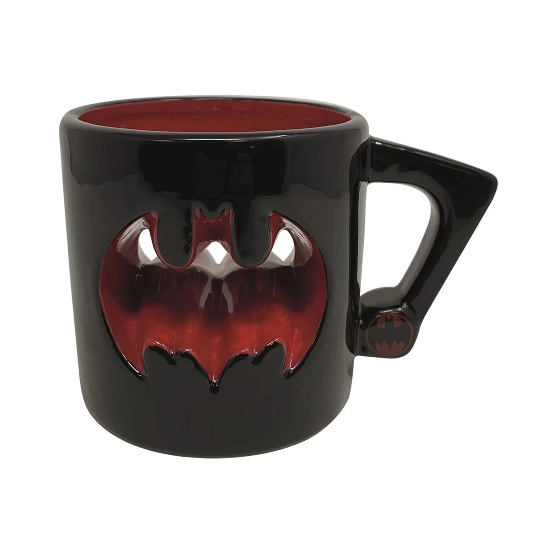 Batman (Red Symbol) 14oz Mug Film & TV 3 Batman (Red Symbol) 14oz Mug Film & TV