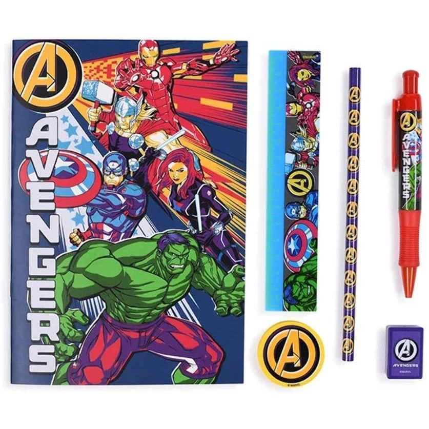 Film & TV Marvel Avengers Burst Bumper Stationery Set 5 Film & TV Marvel Avengers Burst Bumper Stationery Set