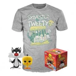 Looney Tunes POP! & Tee: Sylvester & Tweety - Medium