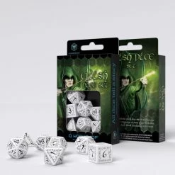 Q-Workshop Elvish White/Black Dice Set