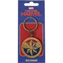 Captain Marvel Insignia Metal Keychain Film & TV