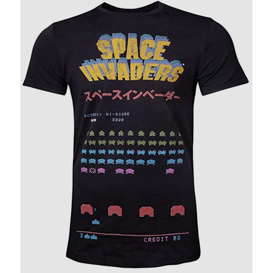 Space Invaders Level Mens T Geek Gear 3 Space Invaders Level Mens T Geek Gear