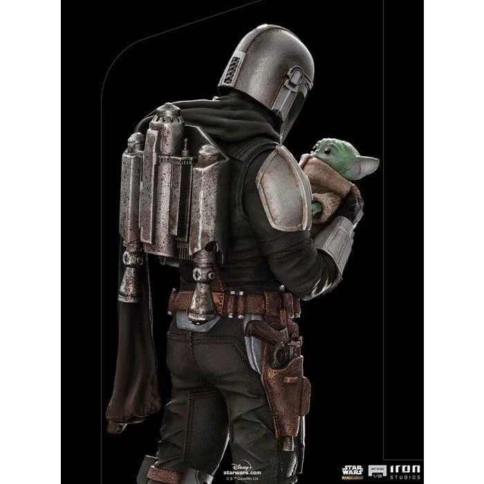 Star Wars The Mandalorian And Grogu 1:10 Scale Statue 12 Star Wars The Mandalorian And Grogu 1:10 Scale Statue