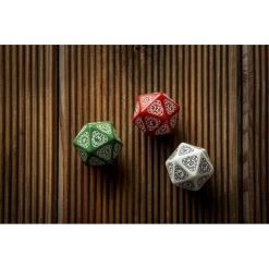 Q-Workshop D20 Level Counter Red & White Dice Tabletop 11 Q-Workshop D20 Level Counter Red & White Dice Tabletop