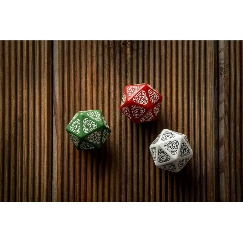 Q-Workshop D20 Level Counter Red & White Dice Tabletop 6 Q-Workshop D20 Level Counter Red & White Dice Tabletop