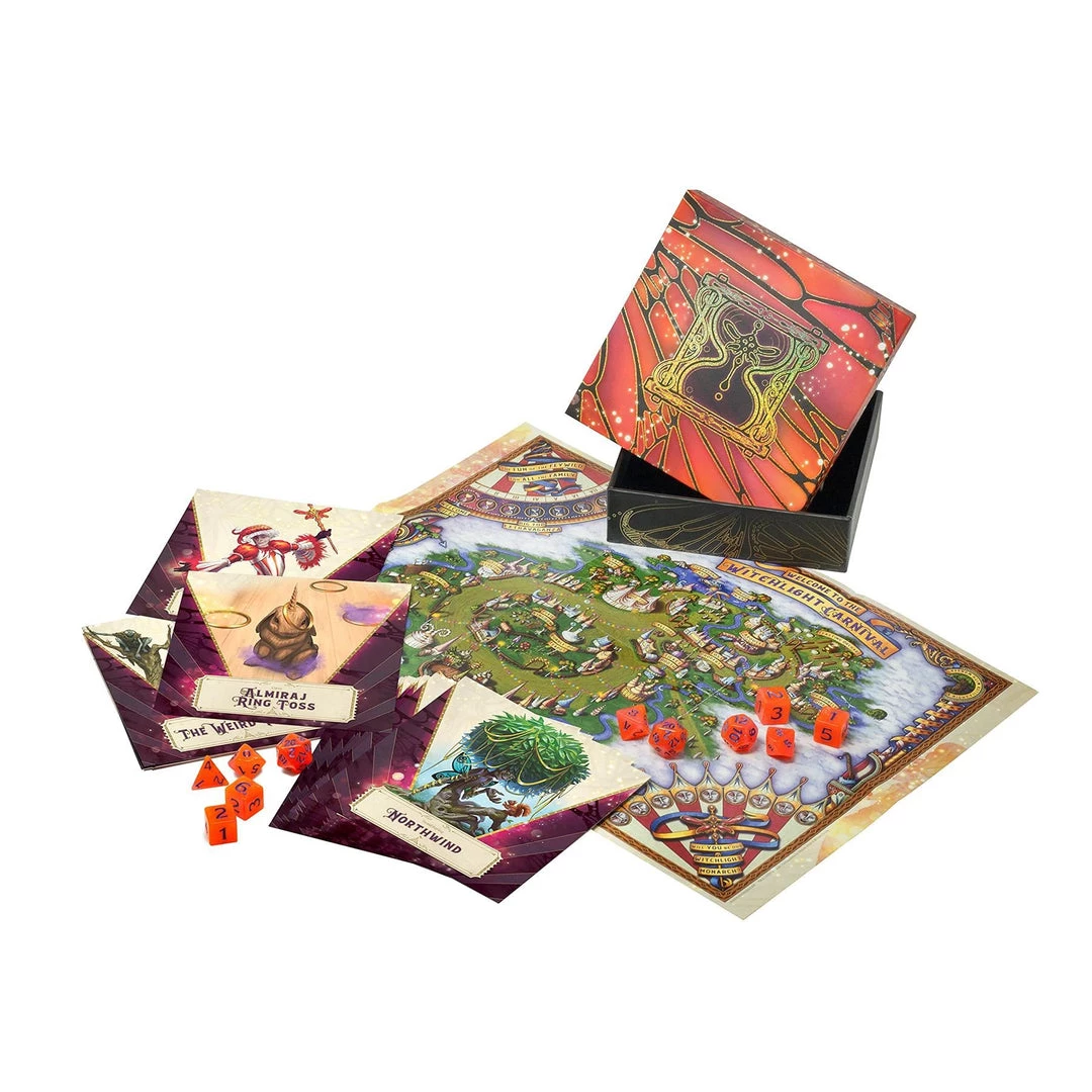 Tabletop Dungeons & Dragons: The Witchlight Carnival Dice - Wild Beyond The Witchlight: A Feywild Adventure Accessory Kit 5 Tabletop Dungeons & Dragons: The Witchlight Carnival Dice - Wild Beyond The Witchlight: A Feywild Adventure Accessory Kit