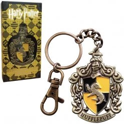 Harry Potter Hufflepuff 3D Crest Keychain Film & TV 15 Harry Potter Hufflepuff 3D Crest Keychain Film & TV