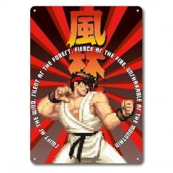 Gaming Street Fighter - Ryu Tin Sign