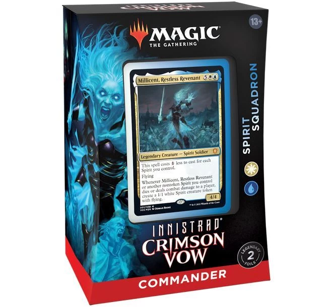 Magic: The Gathering MTG Innistrad: Crimson Vow Commander Deck - Spirit Squadron 4 Magic: The Gathering MTG Innistrad: Crimson Vow Commander Deck - Spirit Squadron