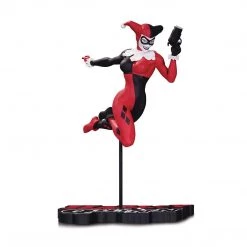 Batman Harley Quinn Terry Dodson Red White And Black Statue DC Comics