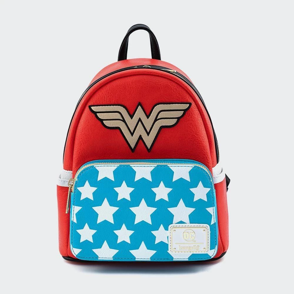Loungefly Vintage Wonder Woman Cosplay Mini Backpack 3 Loungefly Vintage Wonder Woman Cosplay Mini Backpack