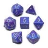 Chessex Tabletop Speckled Poly 7-Dice Silver