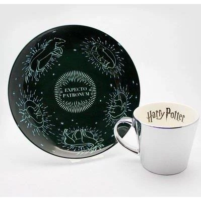 Harry Potter HP Patronus Mirror Mug & Plate 3 Harry Potter HP Patronus Mirror Mug & Plate