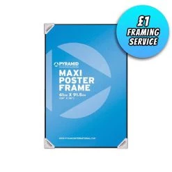 Geek-Aboo Maxi Poster Frame (61x91.5cm) + Framing Service (£1 Extra)