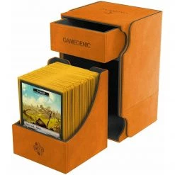 Tabletop Gamegenic Watchtower 100-Card Convertible Deck Box Orange