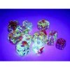 Chessex Nebula Red/Silver Luminary 7-Die Set Tabletop 2 Chessex Nebula Red/Silver Luminary 7-Die Set Tabletop