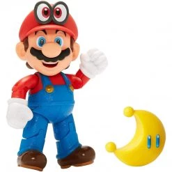 Gaming Super Mario 4" Figure - Mario & Cappy 4" Fig