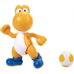 Gaming Super Mario 4" Figurine - Orange Yoshi 4" Fig