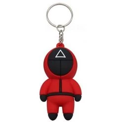 Squid Game Keychain: Triangle Guard