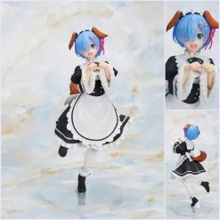 Re:Zero Anime & Manga Figures Coreful Rem Memory Snow Dog Ver. Figurine