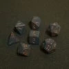 Chessex: Opaque Poly 7 Set - Dark Grey/Copper Dice