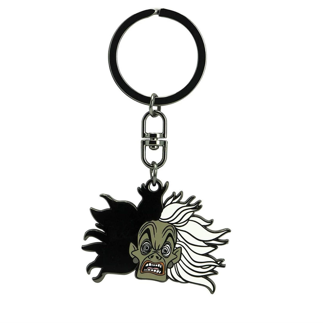 101 Dalmatians - Cruella De Vil Metal Keyring 4 101 Dalmatians - Cruella De Vil Metal Keyring