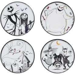 Disney Film & TV The Nightmare Before Christmas Set Of 4 Plates