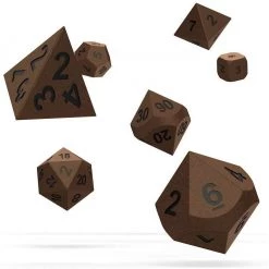 Oakie Doakie Dice Oakie Doakie Metal Dice Set - Brasstige