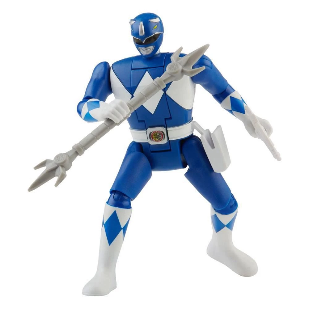 Film & TV Mighty Morphin Power Rangers - Blue Ranger Retro Action Figure 3 Film & TV Mighty Morphin Power Rangers - Blue Ranger Retro Action Figure