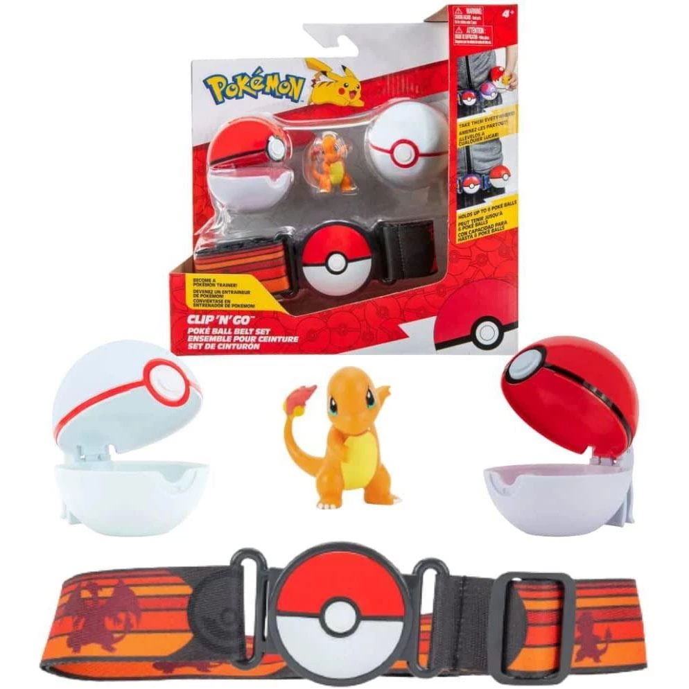 Pokemon Clip N Go Set - Charmander 4 Pokemon Clip N Go Set - Charmander