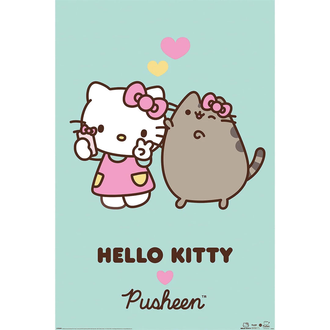 Hello Kitty X Pusheen PUSHEEN X HELLO KITTY MAXI Home & Gifts 3 Hello Kitty X Pusheen PUSHEEN X HELLO KITTY MAXI Home & Gifts