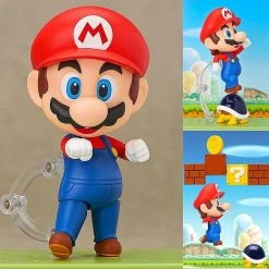 Super Mario Nendoroid 10cm Mario Action Figure 11 Super Mario Nendoroid 10cm Mario Action Figure