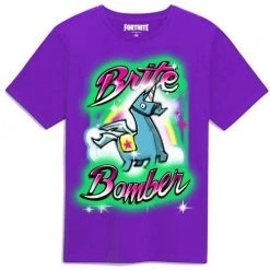 Fortnite Brite Bomber Airbrush T-Shirt Gaming