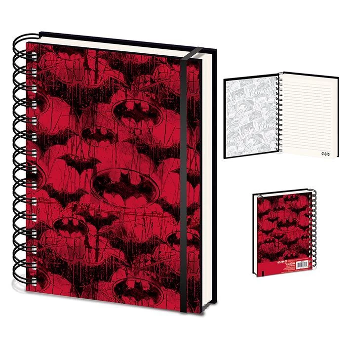 Film & TV BATMAN (RED) WIRO A5 NOTEBOOK 4 Film & TV BATMAN (RED) WIRO A5 NOTEBOOK