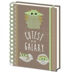The Mandalorian Star Wars 'Cutest In The Galaxy' A5 Notebook