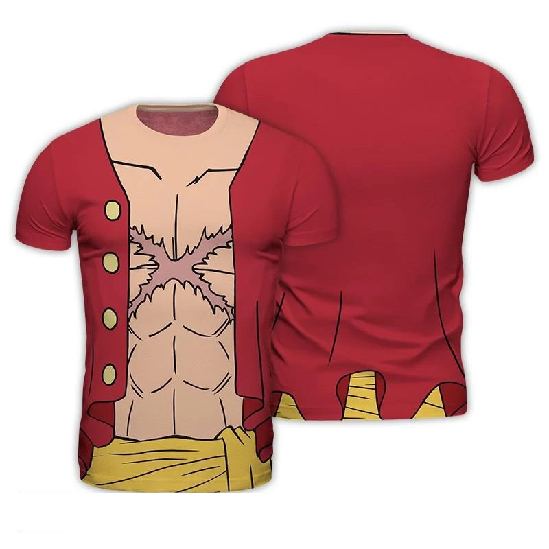 One Piece - Luffy Outfit Replica T-shirt 3 One Piece - Luffy Outfit Replica T-shirt