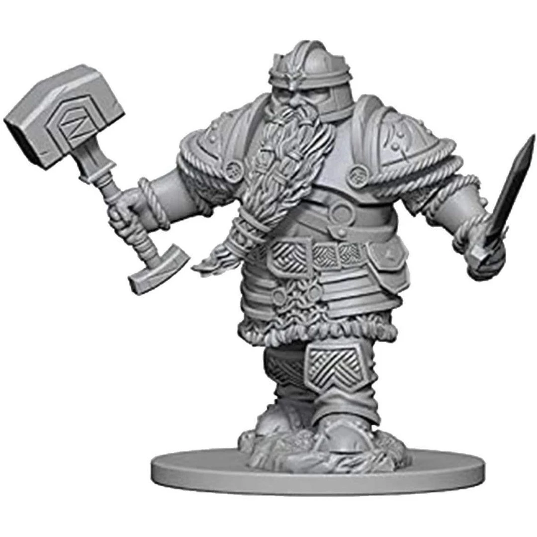 Dungeons & Dragons: Icons Of The Realms - Dwarf Male Fighter Miniature Tabletop 5 Dungeons & Dragons: Icons Of The Realms - Dwarf Male Fighter Miniature Tabletop