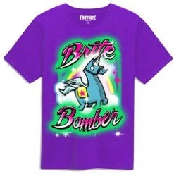 Fortnite Brite Bomber Airbrush T-Shirt Gaming