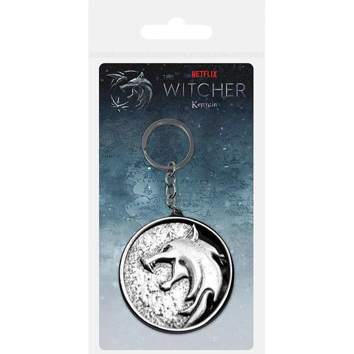 The Witcher Wolf Metal Keychai Gaming 3 The Witcher Wolf Metal Keychai Gaming