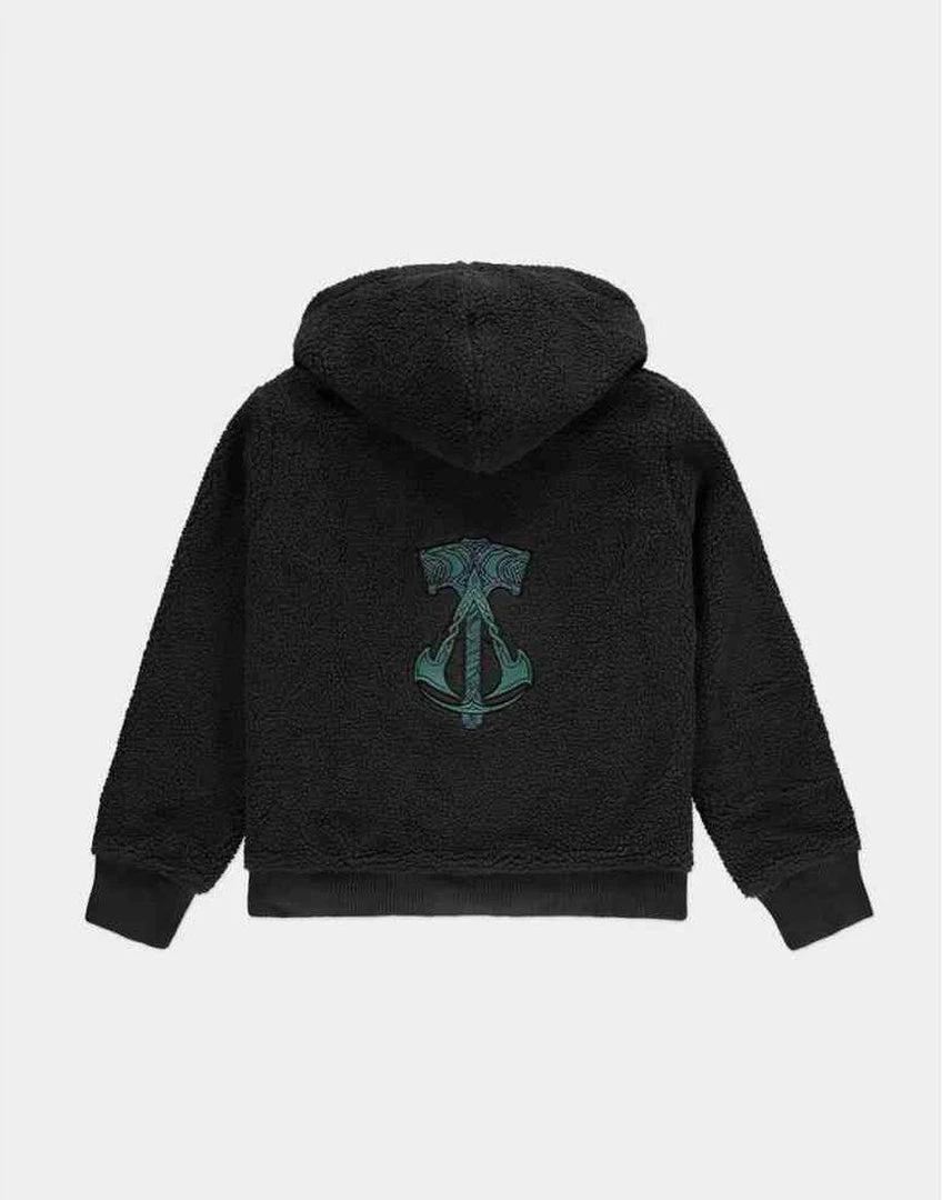 Geek-Aboo Geek Gear Assassin's Creed: Black Zip Teddy Hoodie 4 Geek-Aboo Geek Gear Assassin's Creed: Black Zip Teddy Hoodie