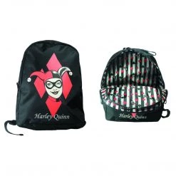 Batman Harley Quinn DC Comics Comic Book Print Manic Backpack School Work College Bag Film & TV