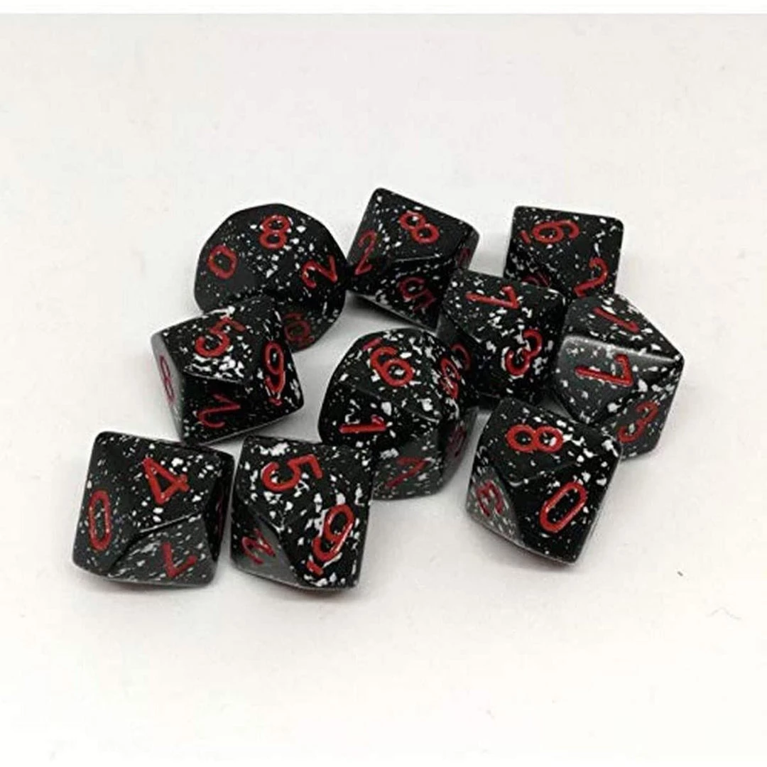 Chessex Speckled Space Set Of Ten D10 Dice 3 Chessex Speckled Space Set Of Ten D10 Dice