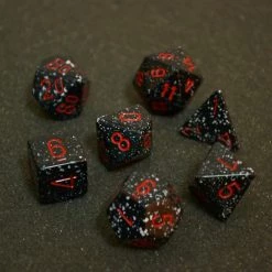 Chessex Speckled Poly 7 Set Space