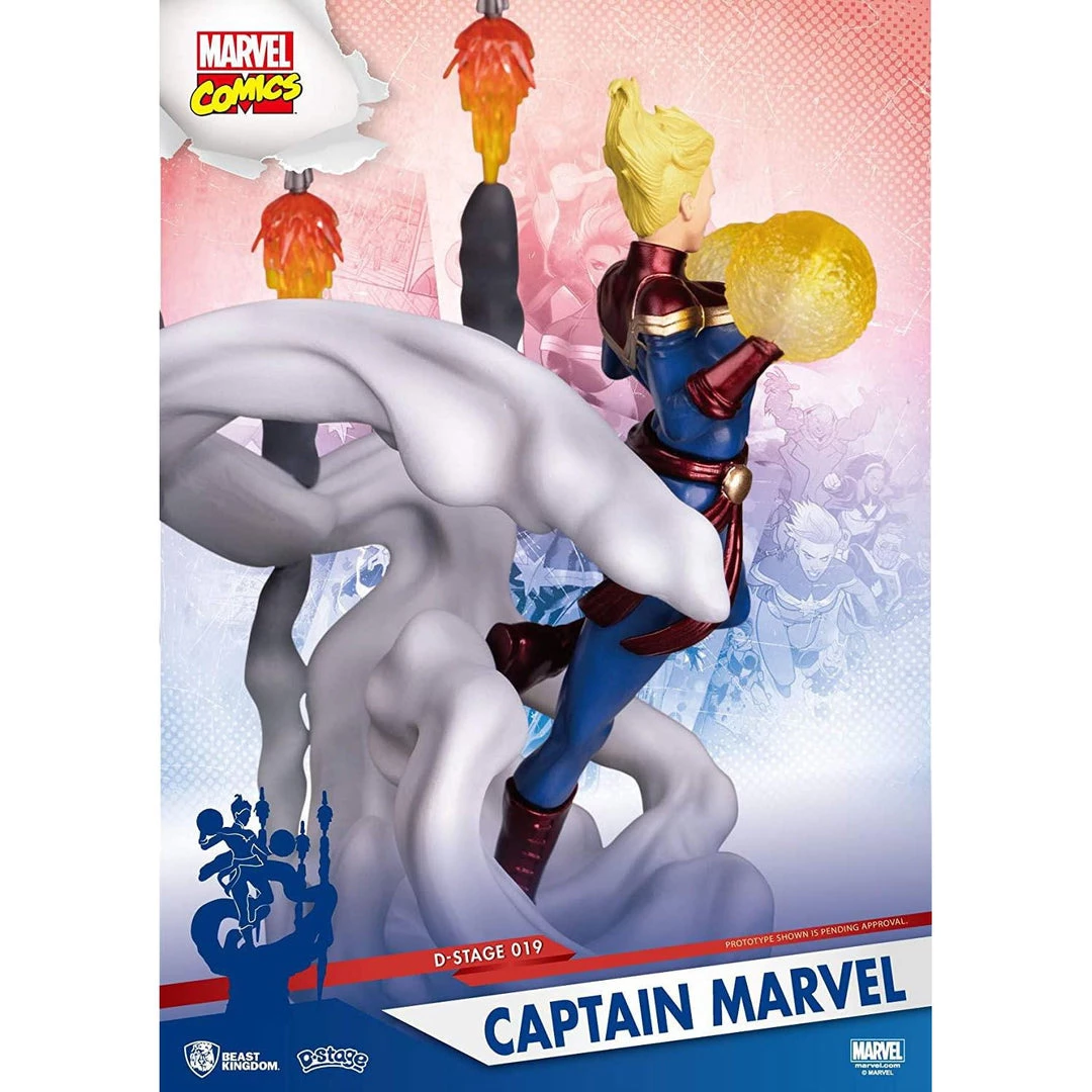 Captain Marvel D-Stage Diorama Statue 12 Captain Marvel D-Stage Diorama Statue