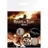Anime & Manga Gifts Attack On Titan Characters Badge Pack