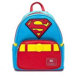 Loungefly Vintage Superman Cosplay Mini Backpack