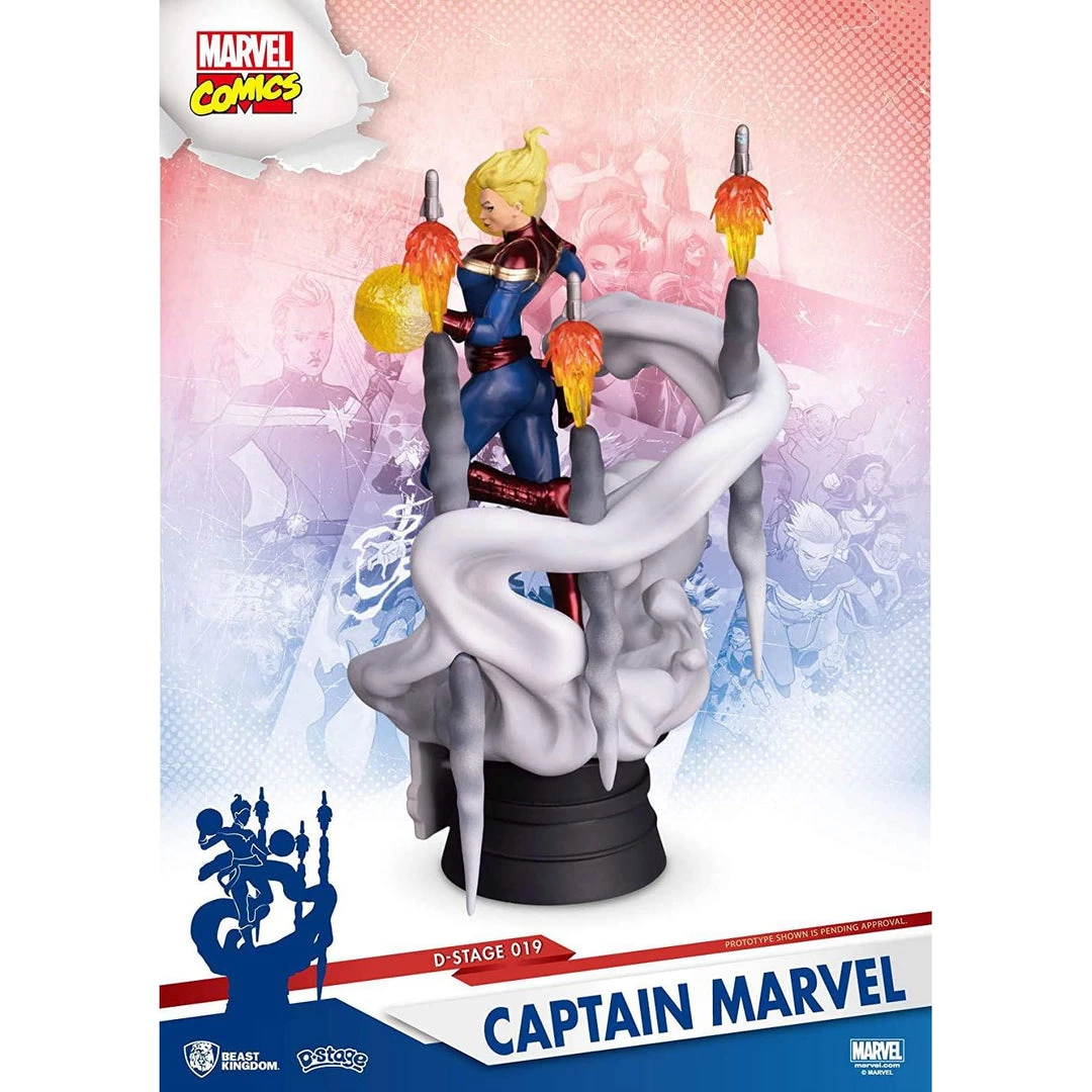 Captain Marvel D-Stage Diorama Statue 9 Captain Marvel D-Stage Diorama Statue
