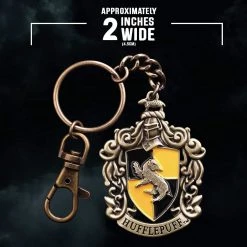 Harry Potter Hufflepuff 3D Crest Keychain Film & TV 11 Harry Potter Hufflepuff 3D Crest Keychain Film & TV