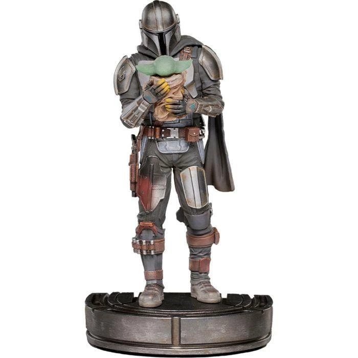 Star Wars The Mandalorian And Grogu 1:10 Scale Statue 3 Star Wars The Mandalorian And Grogu 1:10 Scale Statue