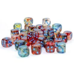 Chessex Tabletop Nebula Primary/Blue 12mm D6 Dice Block (36 Dice) 9 Chessex Tabletop Nebula Primary/Blue 12mm D6 Dice Block (36 Dice)